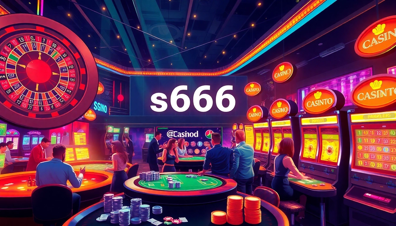 Experience the exhilarating atmosphere at s666 casino, featuring dazzling roulette wheels and intense poker games.